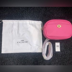 Coach Soft Pebbled Leather Camera Bag